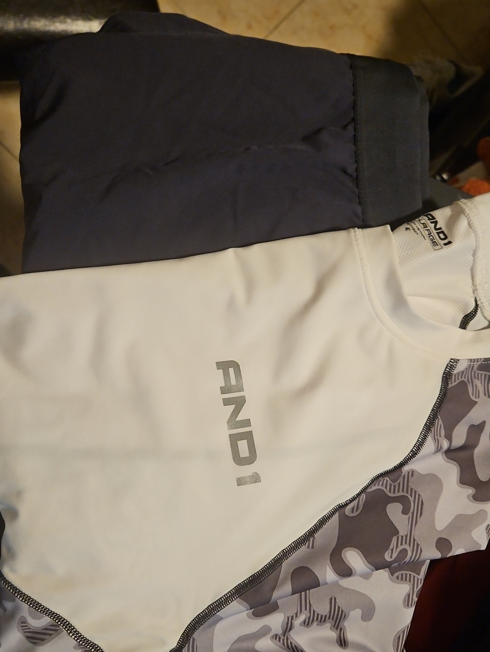 And1 White and Gray Camo  Top and Russell Shorts-Set (22)